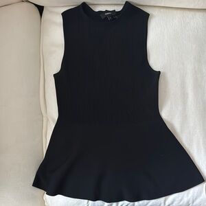 Theory Black Sleeveless Tank Top